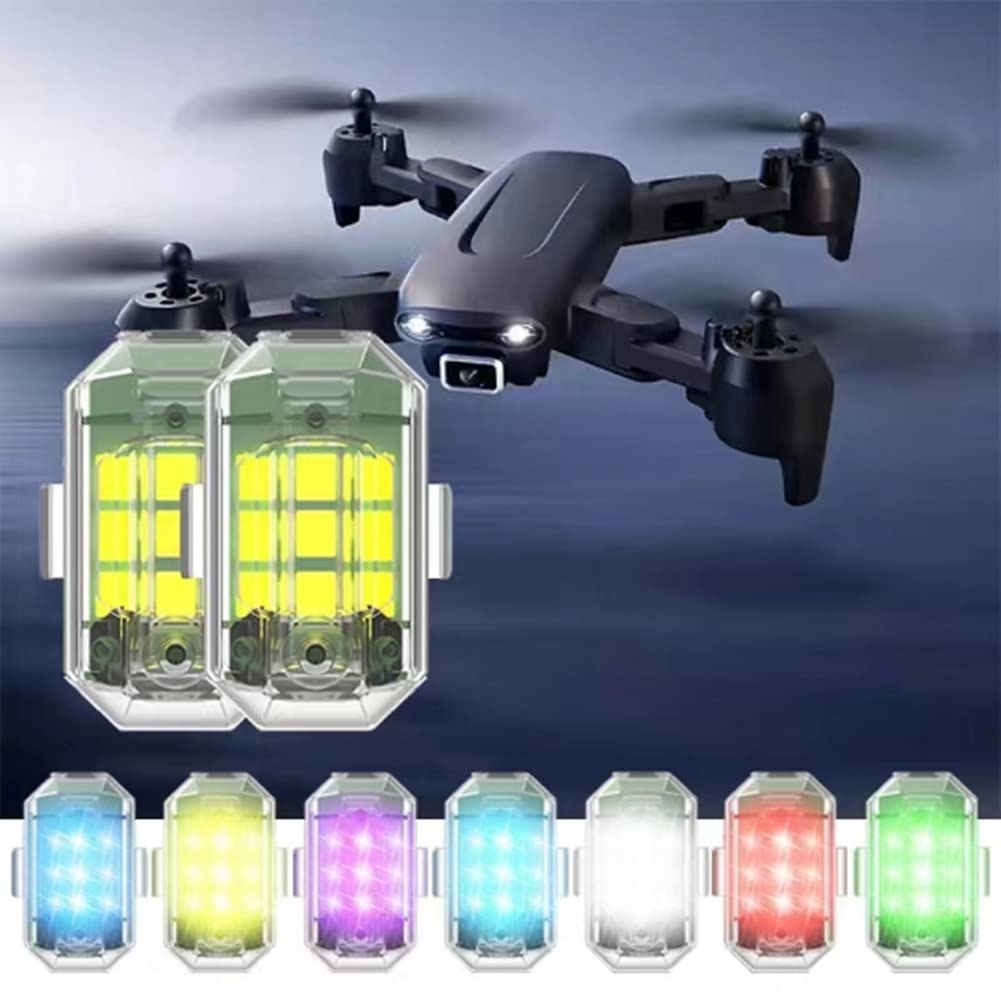 4 Piezas de Luz EstroboscóPica LED de Control Remoto InaláMbrico para Coche, Motocicleta, Bicicleta, 7 Colores, LáMpara de Advertencia de Flash AnticolisióN