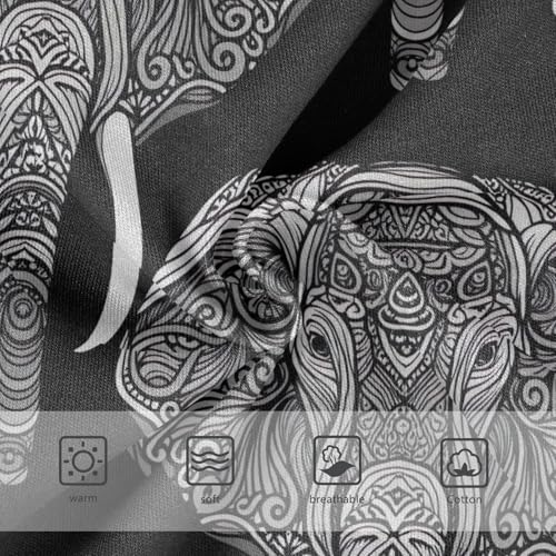 Joisal Elephant Print Black Toddler Underwear Floral 2t Cotton Panties Little Girl Aesthetic Briefs Kids Undies3