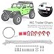 VGEBY RC Anhänger Kette, RC Auto Universal Schnalle Anhänger Kette Anhänger Seil RC Modell Auto Zubehör Automodell Spielzeug