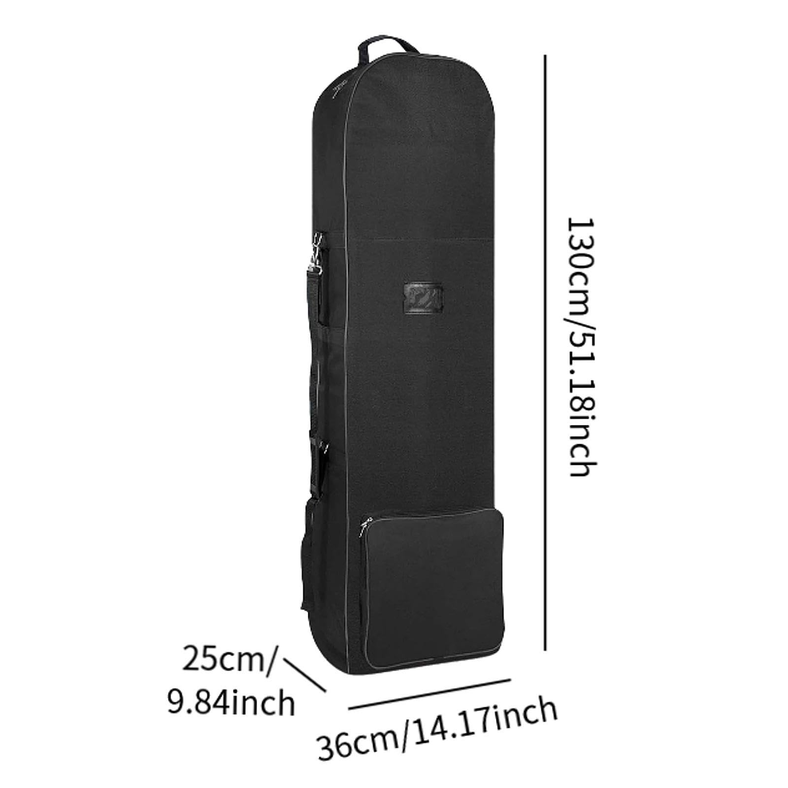 F Fityle Sacca da Viaggio da Golf da Viaggio da Golf Custodia da Viaggio Pesante Sacca da Aviazione Resistente alla portatura Pieghevole Portatile Leggera con