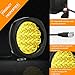 BIGLION.X 5 Inch Pair 160W Amber Round LED Offroad Lights 18800LM Amber Yellow OffRoad Lights Super Bright Amber Driving lights Fog Lights Waterproof IP68 Light Bar for Trucks Pickup 4x4 SUV ATV UTV