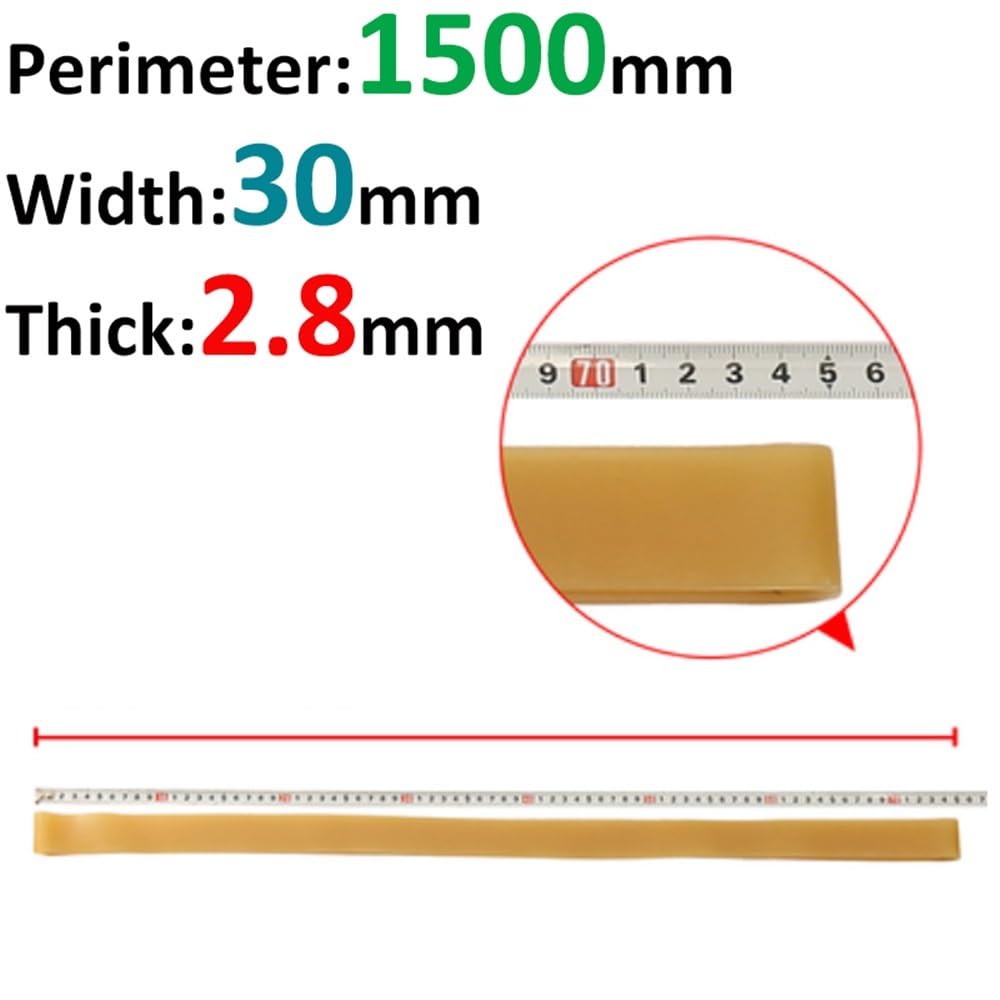 Bande elastiche di gomma di grandi dimensioni, 1 pz. Elastici in lattice ad alta elasticità, elastici in silicone, anello in gomma allungato e allargato di grandi dimensioni for legare i barattoli di