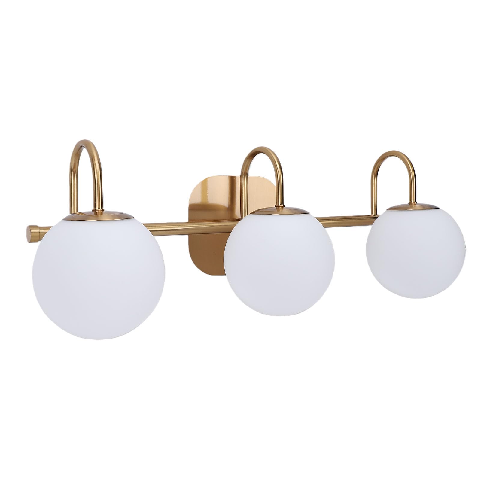 Tonysa Lampe de vanité de Salle de Bain sur Miroir Vintage LED 3 Luminaires de Salle de Bain avec Abat-jour en Verre Dépoli pour Couloir de Salon