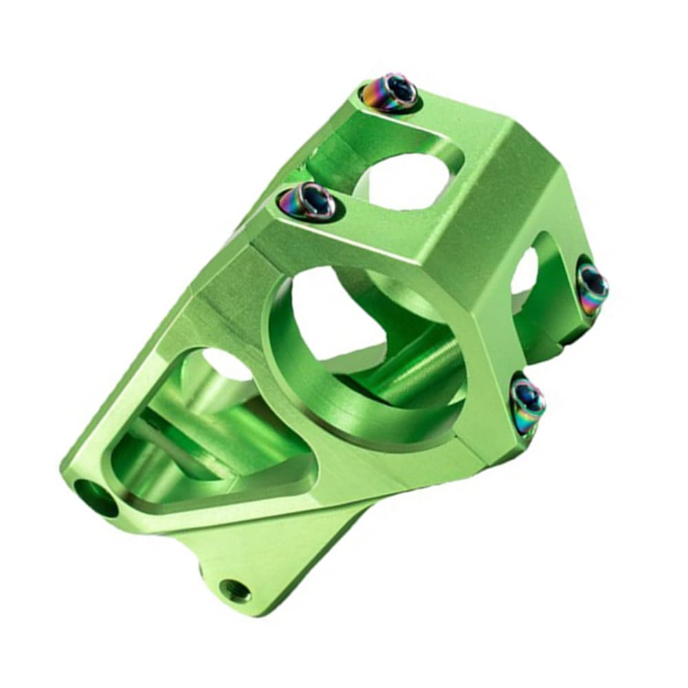 Wake Manubrio per bicicletta in lega di alluminio, ampio e extra lungo, per ciclismo in discesa, per mountain bike da strada, mountain bike, 31,8 mm x 720 mm (blu