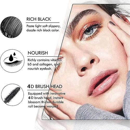 Mascara,4d Mascara Black,Waterproof Mascara,Mascara,Mascara Black Volume And Length Waterproof,Mascara Black Volume And Length,waterproof mascara black,Mascara Waterproof,No Smudging - Image 8