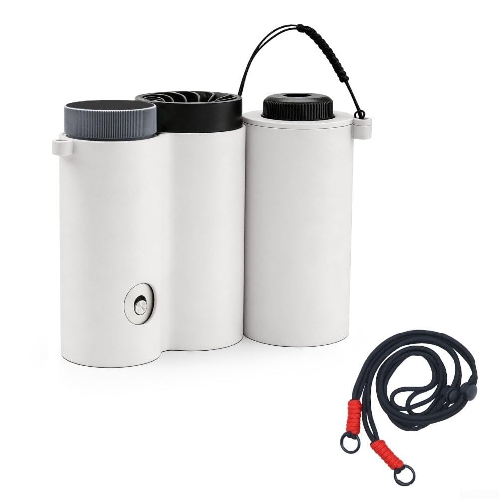 Carrying Case for Shark Chillpill Fa02x Series 9 Colors Fan Portable Cooling Fan Bag for Travel Detachable Design, 9.2 * 14.3 * 4.9cm(white)