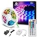 WenTop Luces LED Habitacion 5 Metros, Tiras LED RGB 5050, luz led Colores con Control Remoto, Para Decoración de Televisión, Dormitorio, Bares, Techo, 20 Colores, 8 Modos de Brillo, 6 Opciones DIY