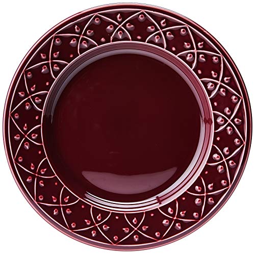 1 Aparelho de Jantar e Chá 20 Peças Oxford Daily Mendi Corvina Vinho