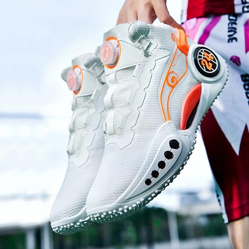 Image of Men's High-Top Basketball Shoes Anti-Slip and Wear-Resistant Soles Running Shoes Graffiti Design Fashionable Sports Shoes