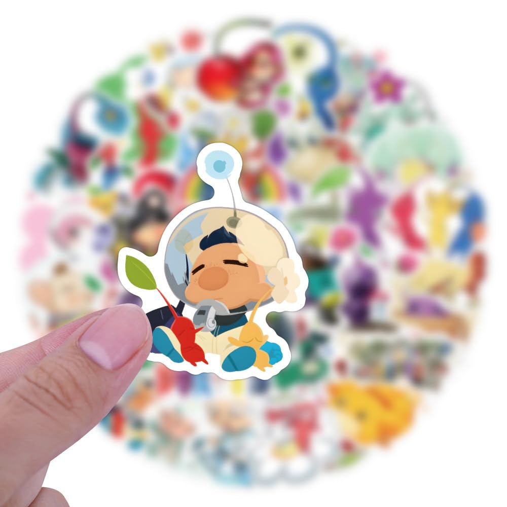 CAREOR 50Pcs Pikmin Stickers - Image 3