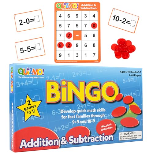 Juego de mesa QUIZMO Addition & Subtraction miniatura 1