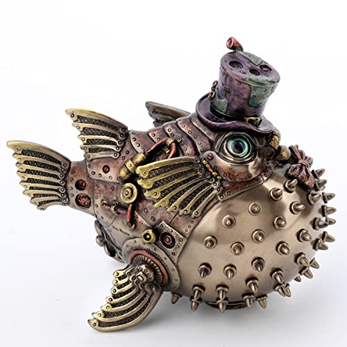 Estatua de Resina Verde Diseño Veronese 13 cm Steampunk miniatura 2