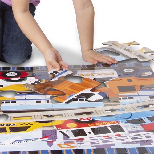 Melissa & Doug Traffic Jam Jumbo Floor Puzzle (24 Pieces, 2 x 3 Feet) - image 8