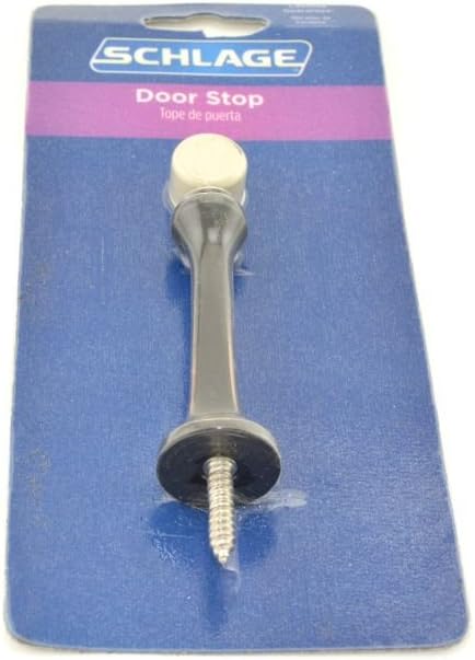 Ives by Schlage 61MB15 Base Door Stop,Satin Nickel : Office Products