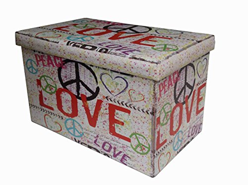 Biscottini Puf contenedor de piel sintética