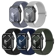 High Compatibility: Our apple watch braided straps are compatible with Apple Watch Series 11, 10, 9, SE3, 8, 7, 6, 5, 4, 3, 2, 1, apple watch 40mm 41mm 38mm 42mm 44mm 45mm 46mm 49mm, ensuring a perfect fit and easy installation. If you have any quest...