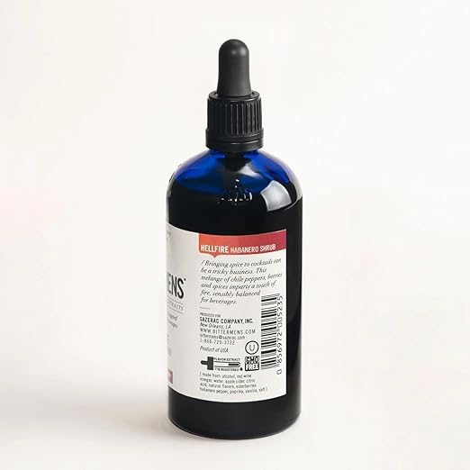 Bittermens Hellfire Habanero Shrub Cocktail Bitters, 5oz miniatura 2
