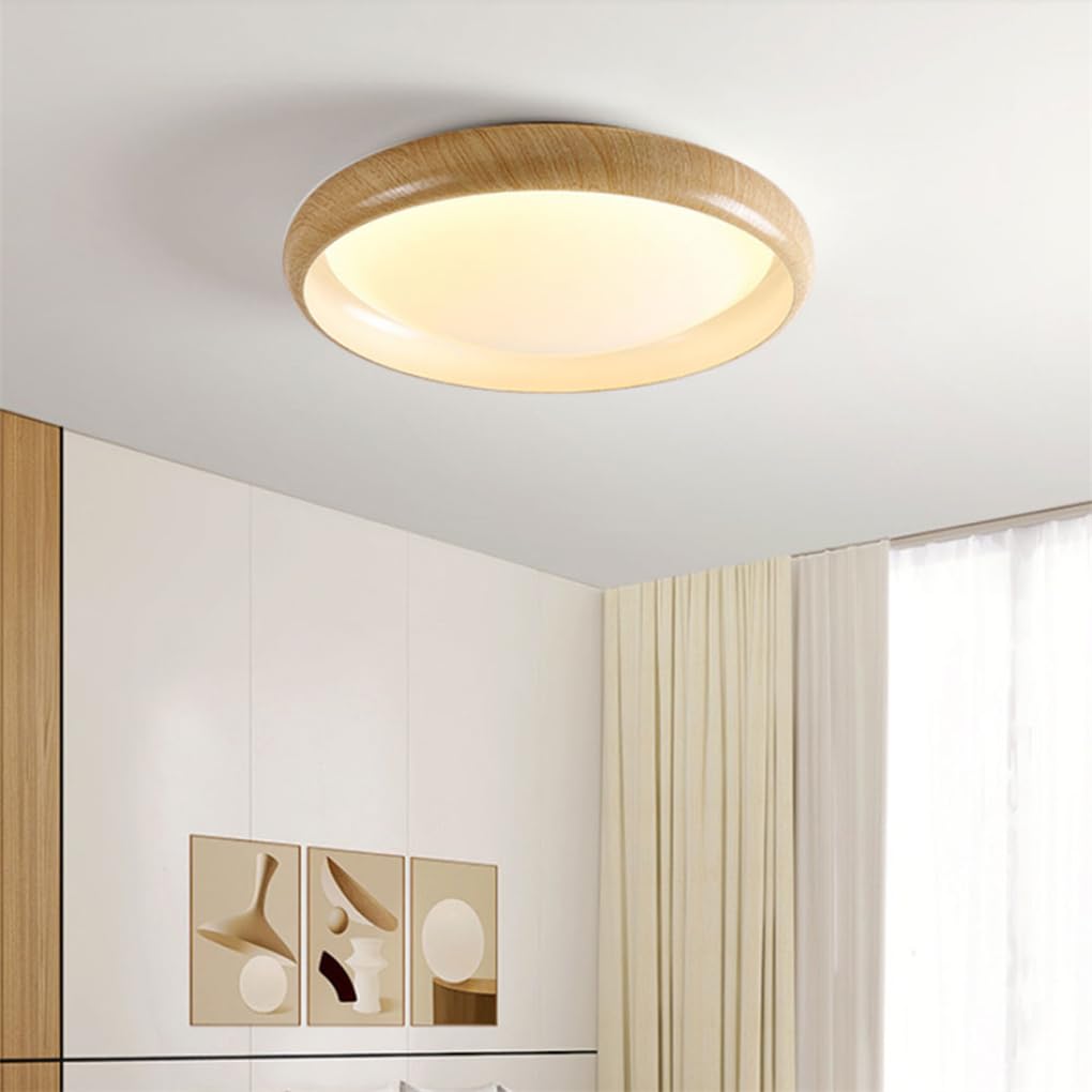 Plafonnier LED moderne unique rond plat 5000K lumière du jour blanc 2400lm lampy plafonowe blanches à intensité variable super lumineuses pour chambre à coucher cuisine couloir s