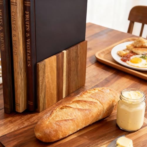 Juego 3 Tablas de Cortar de Madera Acacia con Soporte miniatura 6