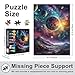 Jigsaw Puzzles 1000 Pieces for Adults Planet, Galaxy Puzzles for Adults, Milky Way Theme Adult Challenging Puzzle 1000 Pieces, Relaxation Game for Men Women 27.5x19.7 Inch (Universe Series)