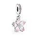 Feitery Cherry Blossom Dangle Charm Herz Anhänger Armband zum Muttertag Blossom günstig Kaufen-Feitery Cherry Blossom Dangle Charm Herz Anhänger Armband zum Muttertag