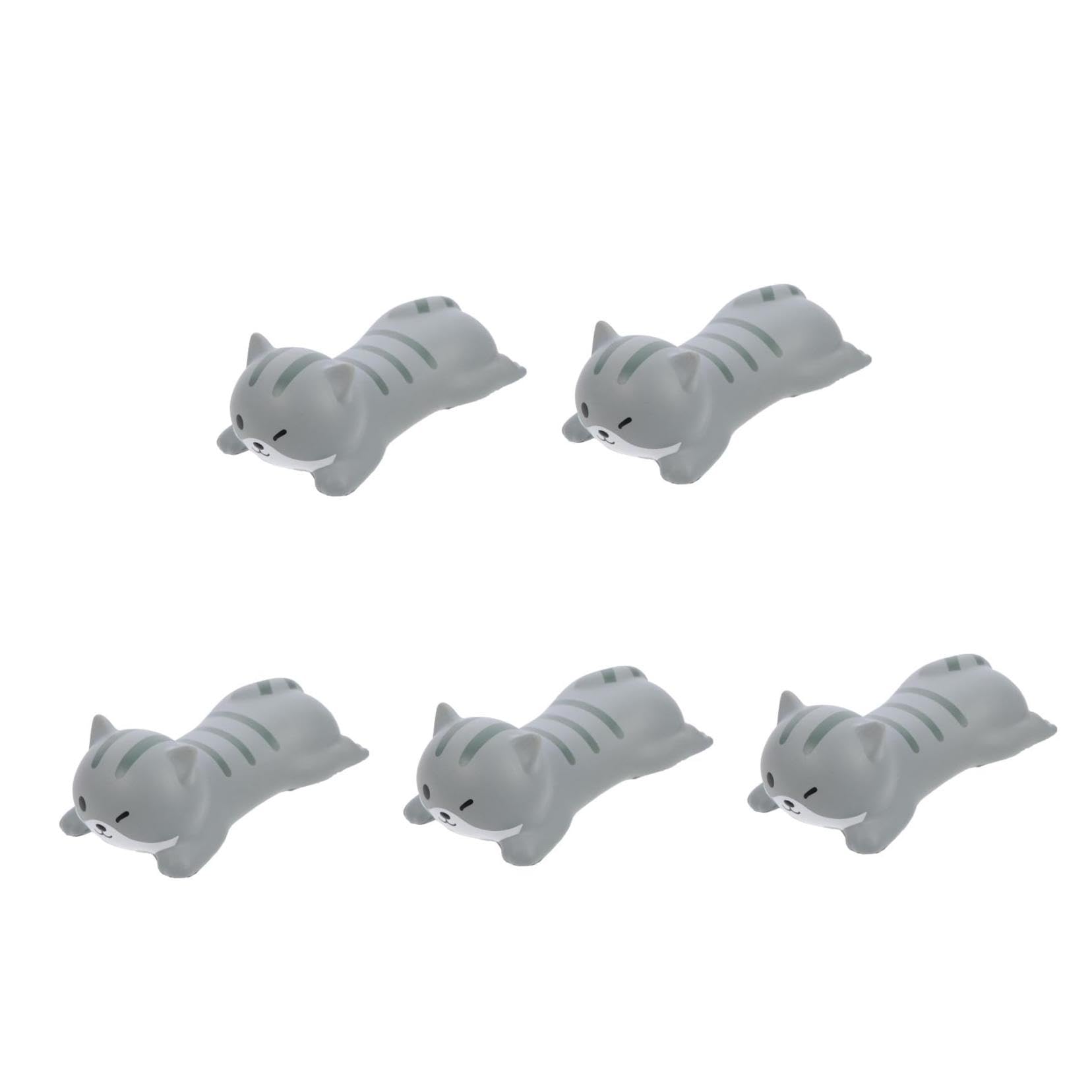 HOMSFOU 5 Teiliges Handgelenk Mauspad Mausmatte Für Schreibtischauflagen Handgelenkauflage Für Mäuse Handwurzelstützen Tier Große Handgelenkstütze Zum Tippen Katzen