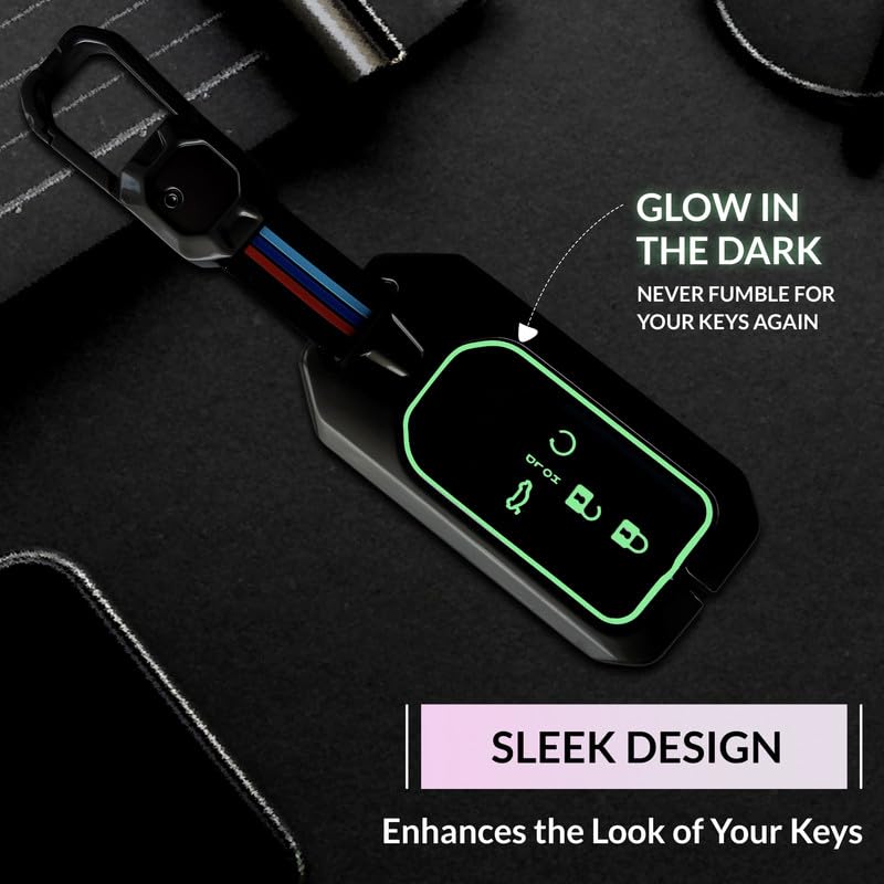 Image of NEODRIFT 'KeyShield' Car Key Cover for Suitable for Honda BRV (Shape 2, 04 Buttons) (Durable, Stylish, and 360 Protection)