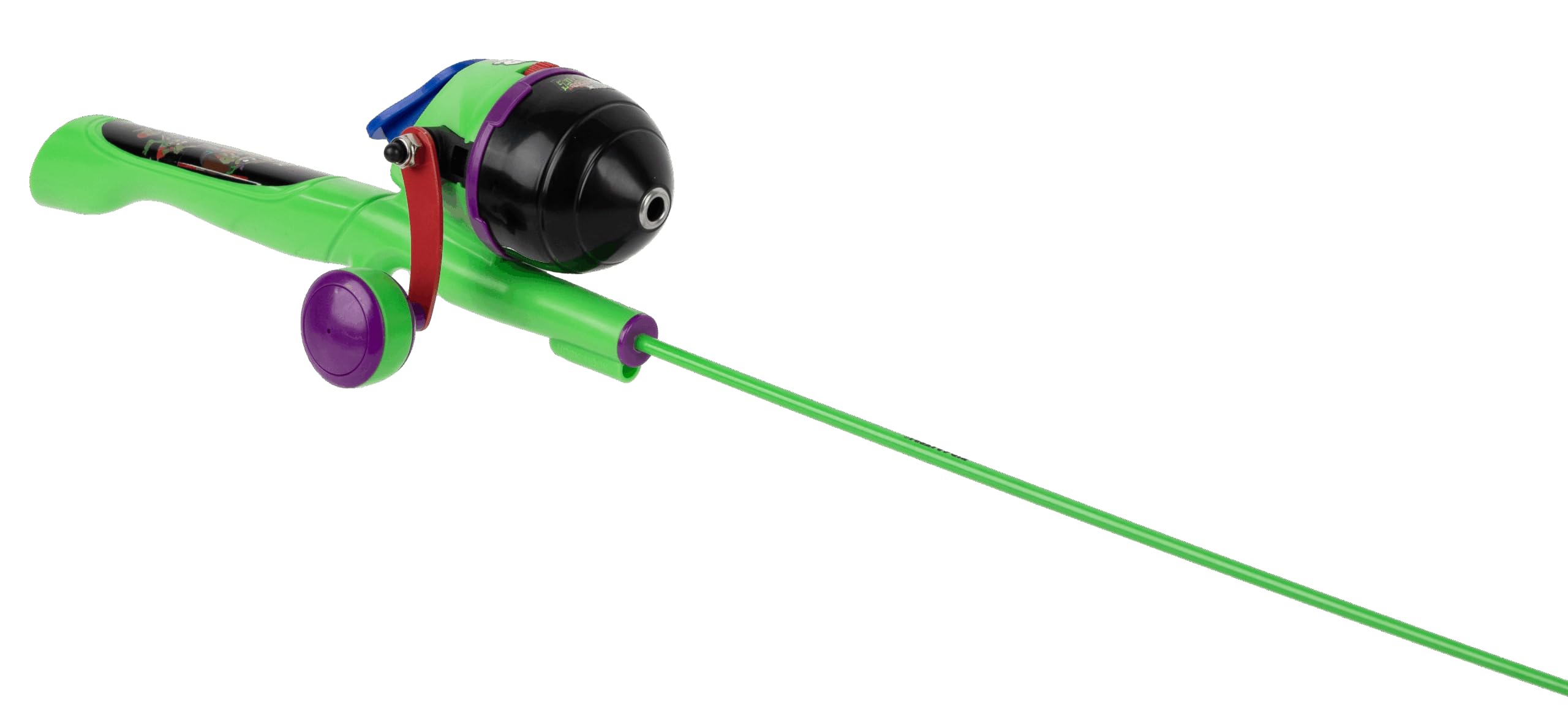 Kid Casters Licensed Youth Fishing Poles | Spincast Reel & Practice Casting Plug | Small & Easy to Use (Pre-spooled with a 6-Pound Fishing line), 29.5
