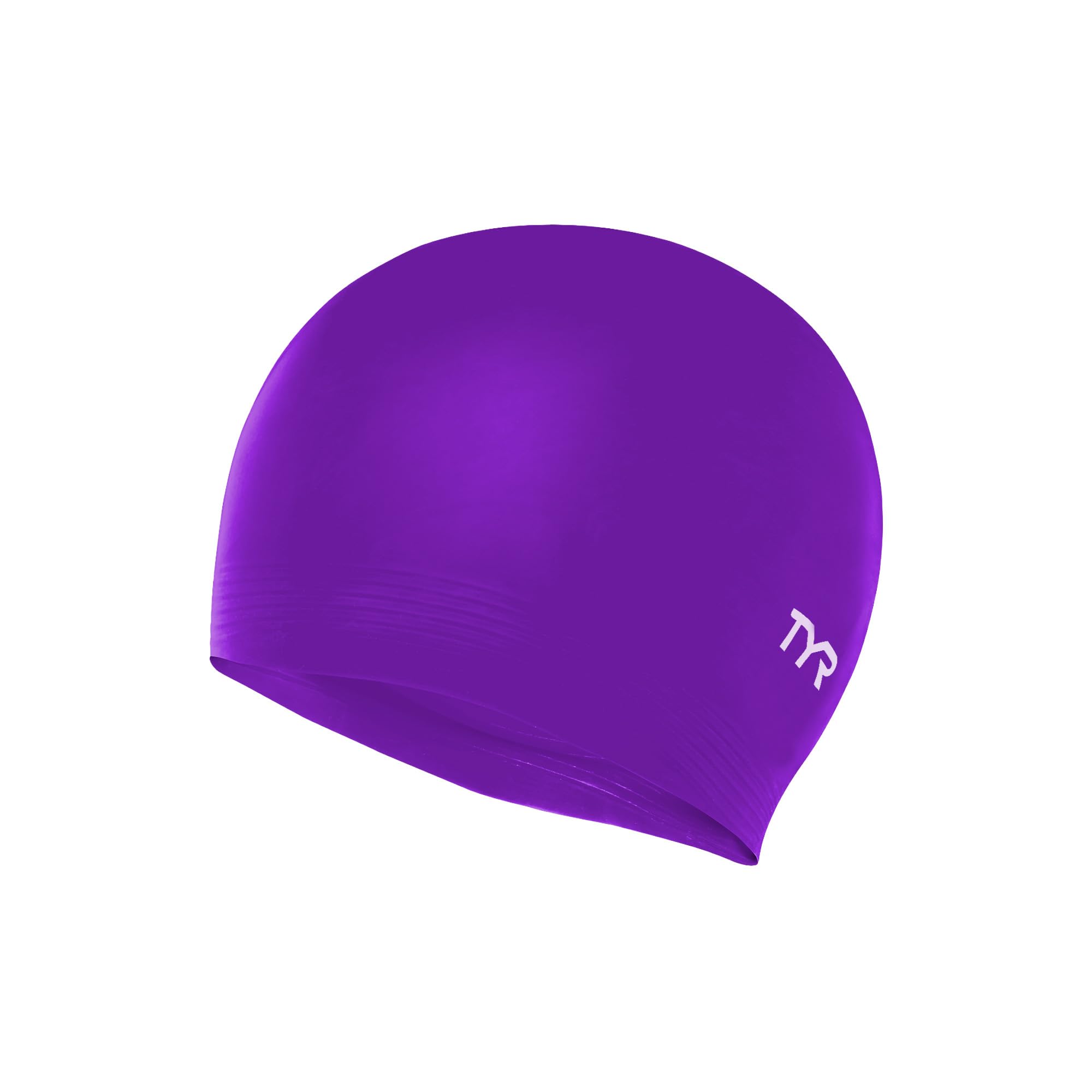 TYR SOLID Latex Badekappe Lila