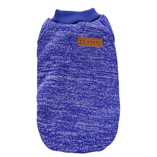Image of Dog Sweaters for Small Dogs, Soft Fleece Puppy Clothes, Warm Winter Coat