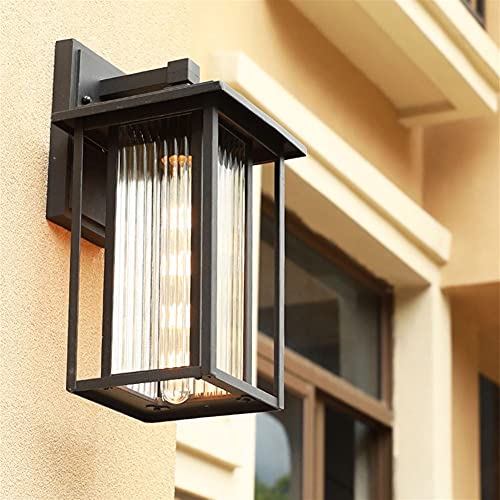 Lanterne d'extérieur étanche E27 applique murale industrielle pour éclairage de jardin