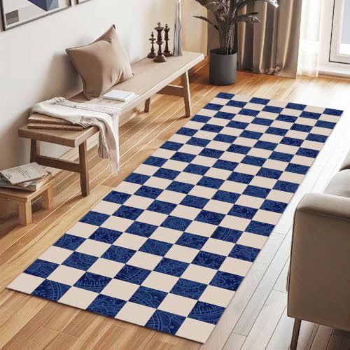 Alfombra cocina lavable de pelo corto 100x220 cm con base de goma altamente absorbente 3