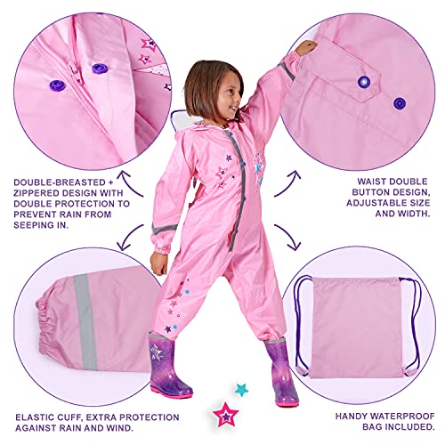 Tuta Antipioggia Bambina 3/8 Anni Unicorno