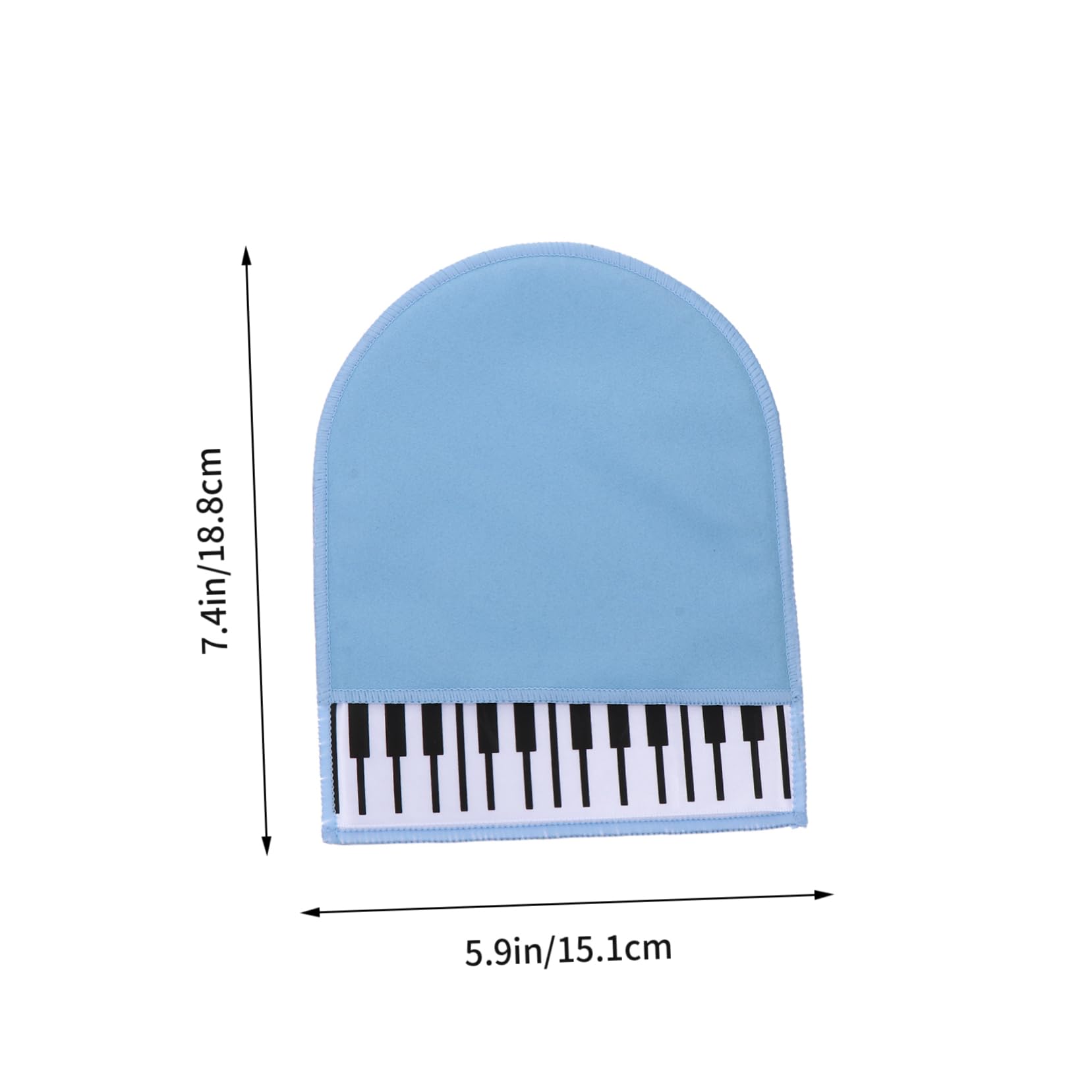 SUPVOX Piano Cleaning 1pc Soft Cleaning Glove for Musical Instruments Dust Removal Water Absorption No Lint Comfortable Hand Feel