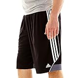 adidas Men's Basketball 3G Speed 2.0 Shorts, Black/White, Large
