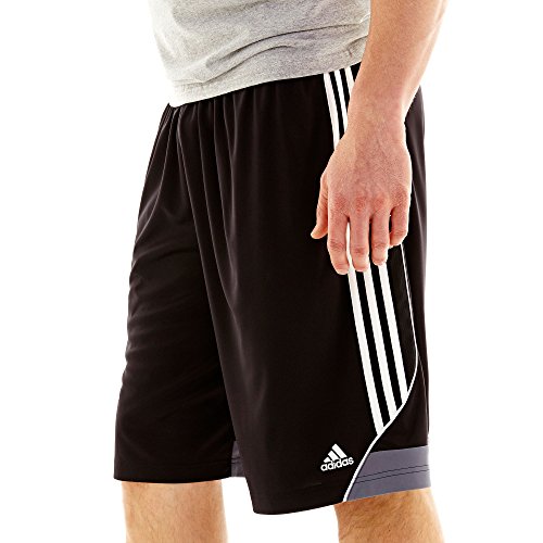 adidas Men's Basketball 3G Speed 2.0 Shorts, Black/White, Large