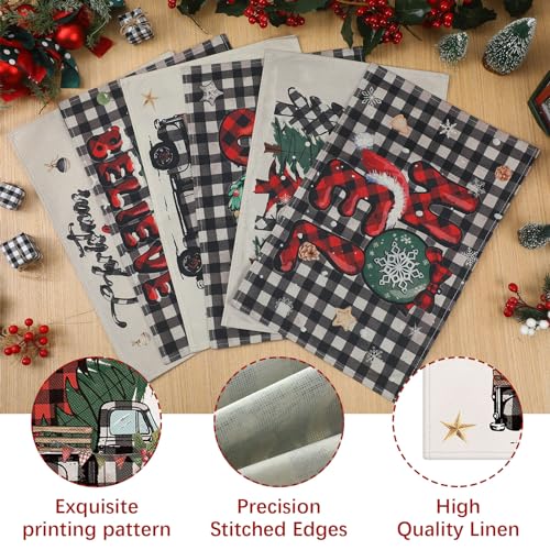 Set de table de Noël thermorésistant et lavable Hushee pour protéger votre table - 4