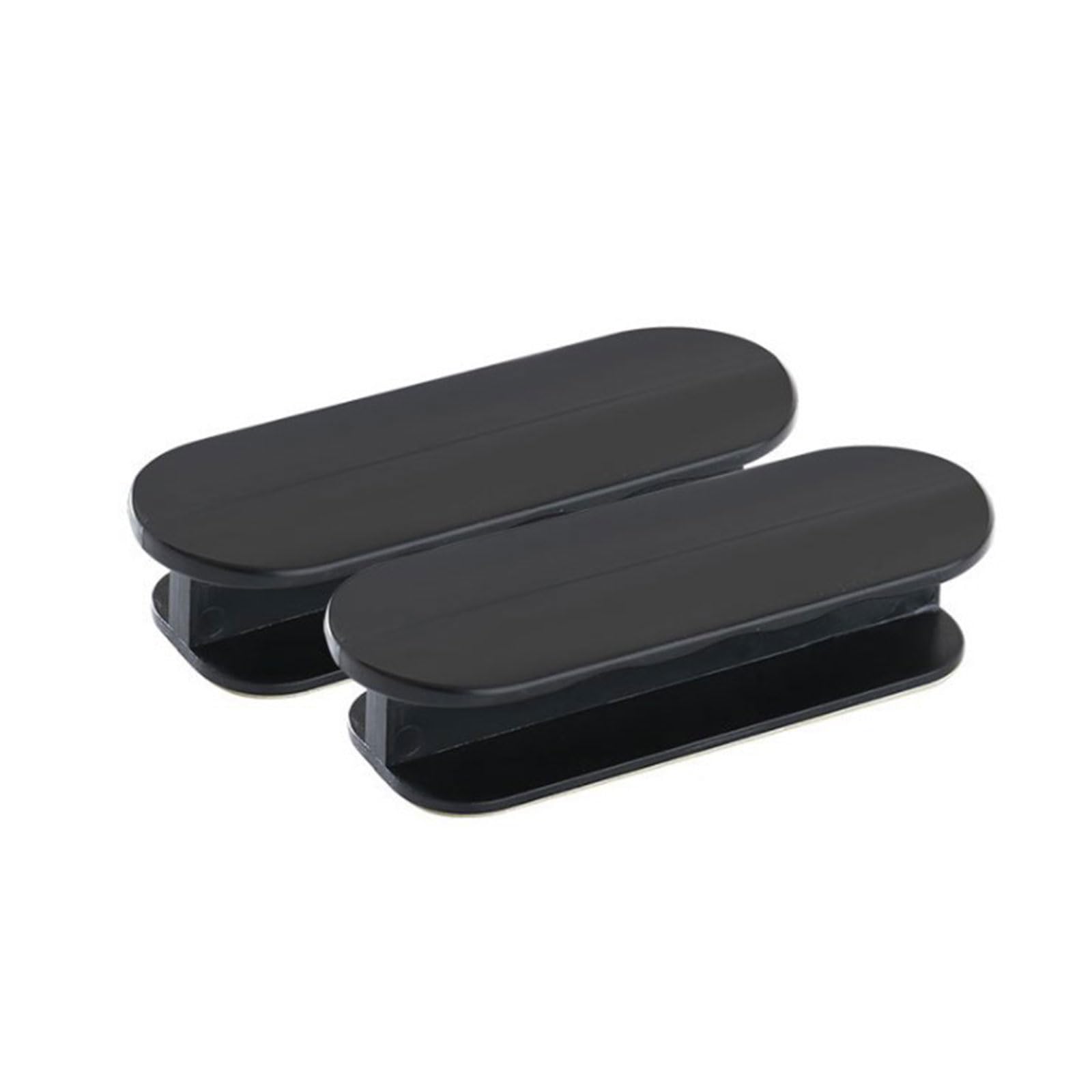 Fexxkg Black & Practical Toilet Seat Lifter Upgraded Adhesive Balcony Handle Set Stick-On Design For Easy Handling 2-Piece/Set No Drilling Balcony Door Handle Adhesive Door & Stylish Cabinets No