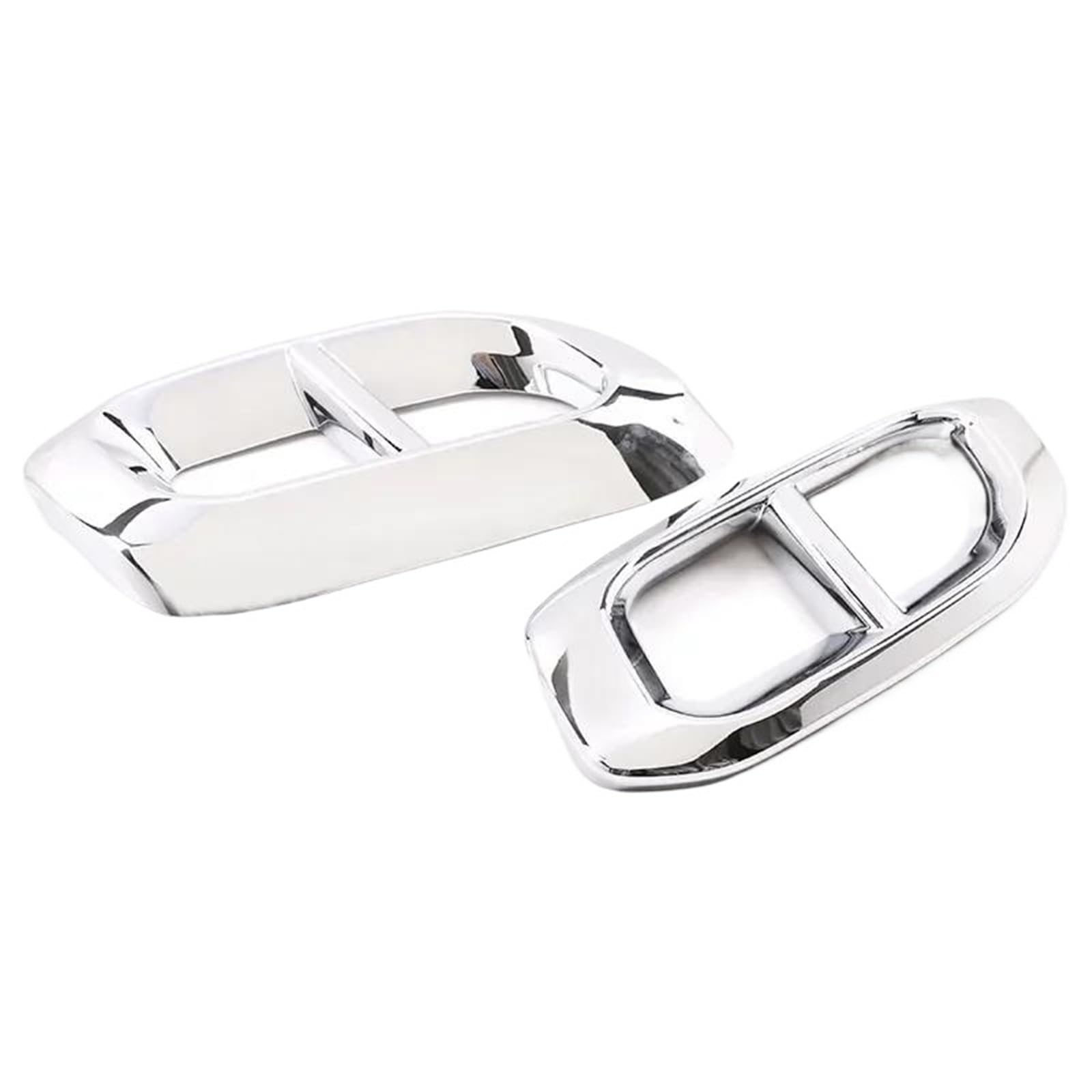 for Mercedes for Benz GLC GLE GLS Class X253 C253 C167 X167 W167 V167 2020 2021 2022 Car Exhaust Pipe Cover Trim Stickers Car Tail Throat(Silver)