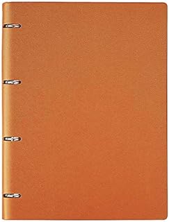 Binder Ruled Notebook A4 Executive Origaniser Refillable Planner Round Ring Binder Leather Cover Notepad