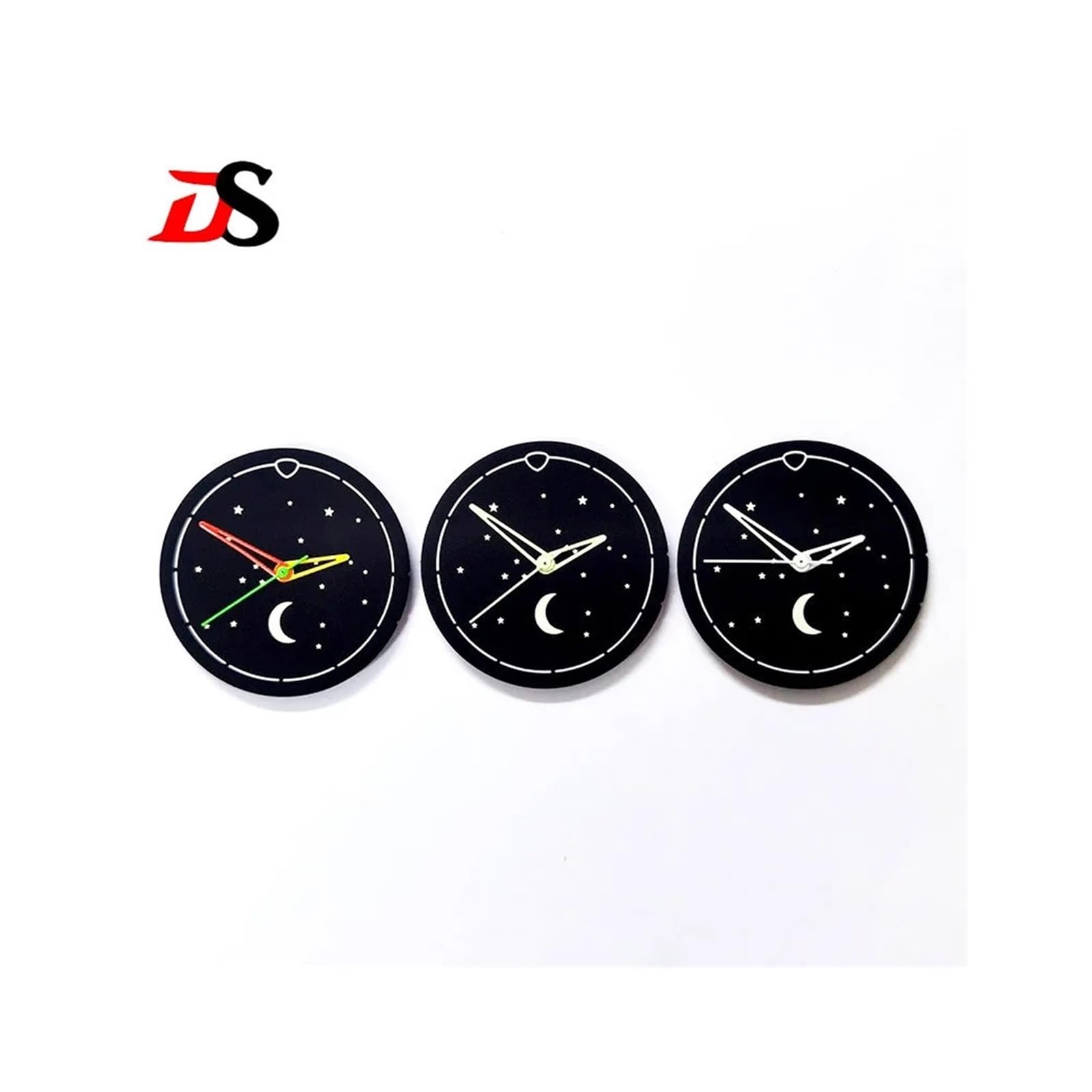 Tarcza NH35 28,5 mm Matowy czarny księżycowy wzór gwiazdy BGW9 C3 Lume Mod Seria Skx007 Tarcza zegarka Brak logo