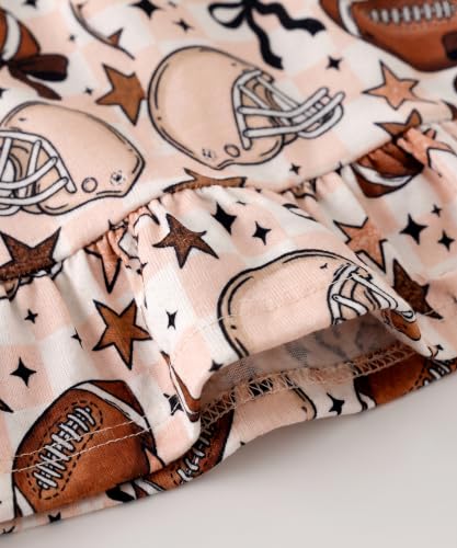 Image of Unique Baby Girls' Short Sleeve Everyday Printed Dresses for Kid and Toddler, Sizes 2T-12Y