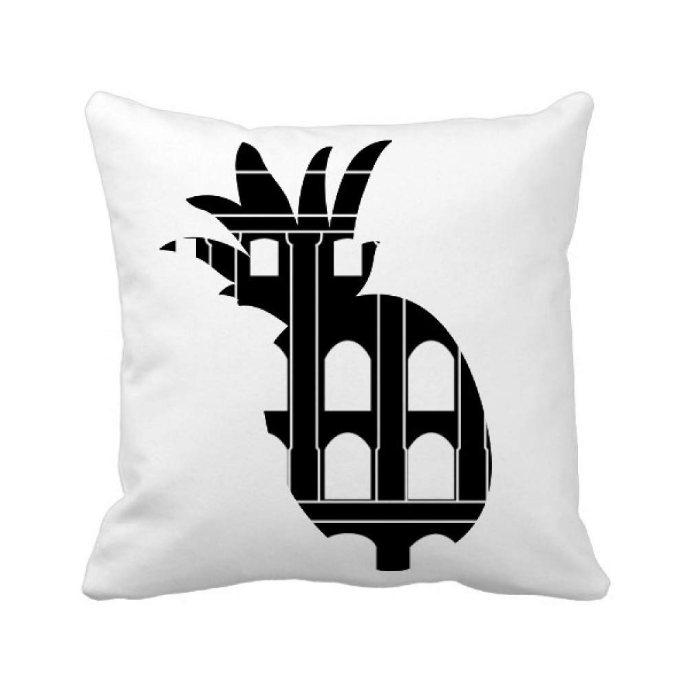 Housse de coussin ananas lavable pour protéger et embellir vos vieux coussins