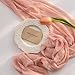 Keketoarrange Pink Cheesecloth Table Runner Easter Spring Boho Rustic Gauze Dusty Pink Farmhouse 120 inch 10FT Cheese Cloth Runner for Wedding Party Baby Shower Birthday Home Decor Holiday Decorations