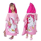 💕 toalla piscina niña niño con diseño de moda: las capuchas únicas con diseños divertidos harán que su bebé sea la envidia del grupo. ¡Será genial que el niño se ponga la toalla de baño y corra!