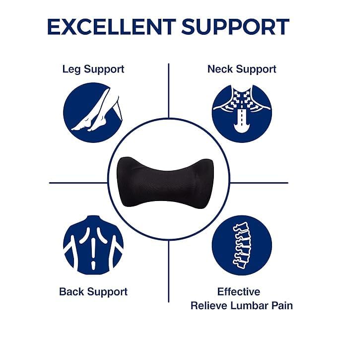 Image of Back Traction Lumbar Stretcher for Upper & Lower Muscle Pain Relief, Lumbar Support, Sciatica Nerve, Spinal Stenosis, Posture Correction (18 x 11 x 5 (3.1)