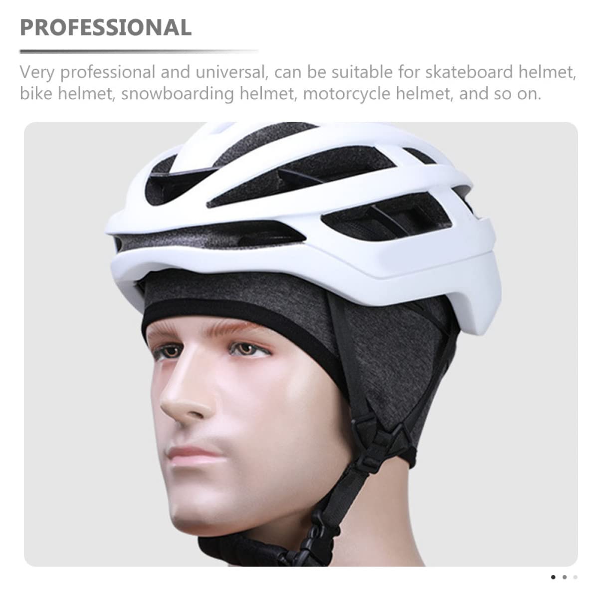CALLARON Thermogefütterte Mütze Schutzhelm Kopf Fahrrad Herrenhelme Wandmontage Rennrad Innenfutter Für Innenfutter Für Outdoor Fahrten Inneres Polarfleece