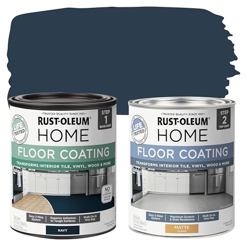Rust-Oleum Home Interior Floor Matte Navy Coating Kit miniatura 1