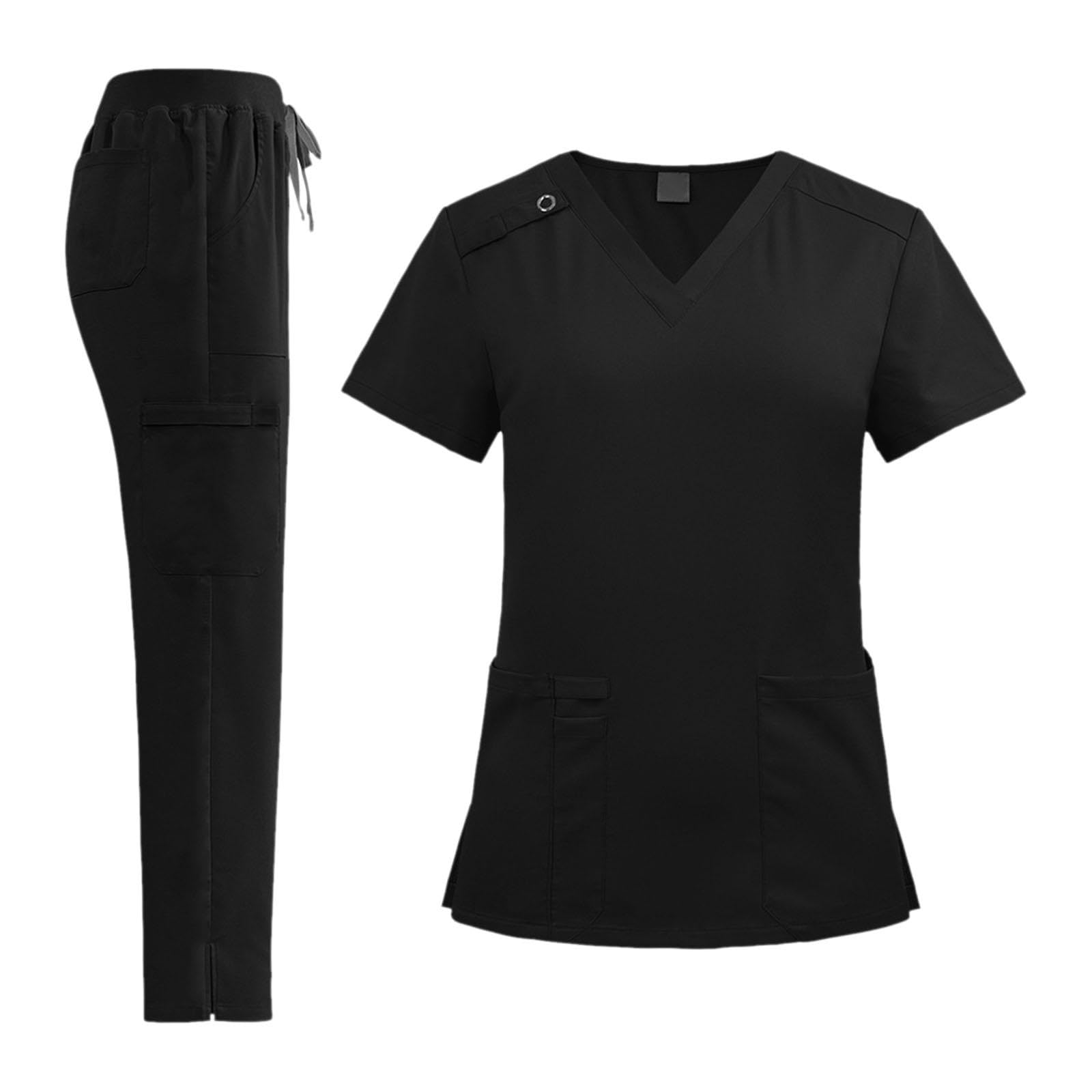 Oshhni Damen Arbeitskleidung Set für Tierpfleger, Elegante Uniform für SPA Und Beauty Center