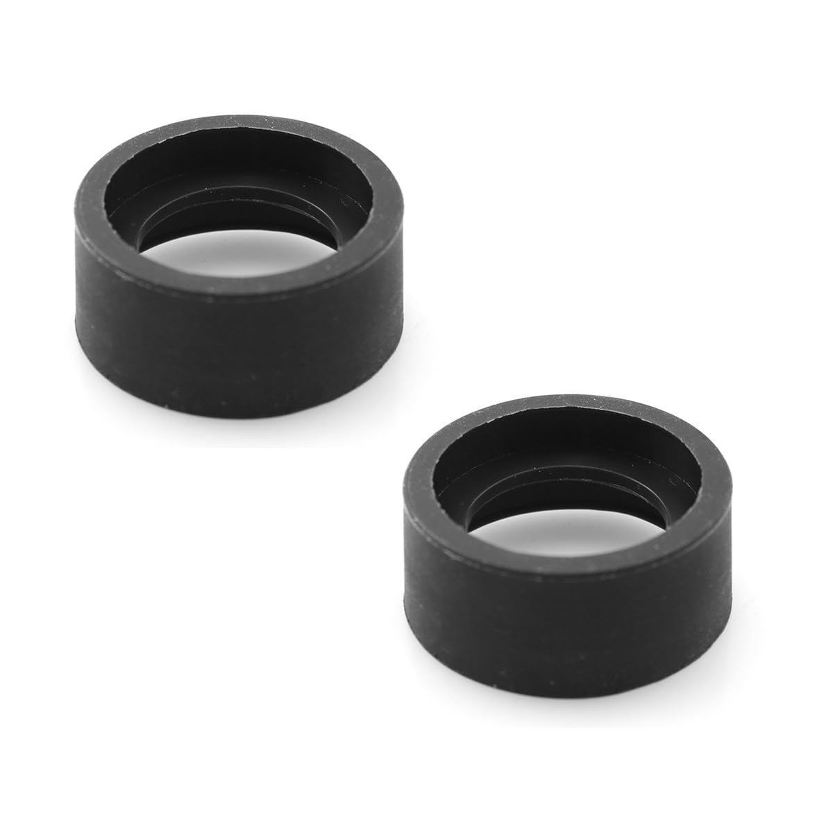 ZYAMY 2PCS Black Eyepiece Covers Flat Rubber Eyepiece Eyecup Cup Guard Telescope Birdwatcher Scope Scope Accessory for 32 to 36mm Stereo Microscope